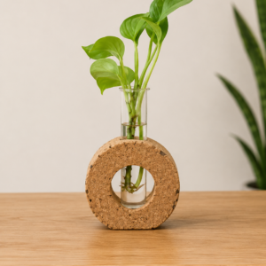 Cork Donut Test Tube Planter