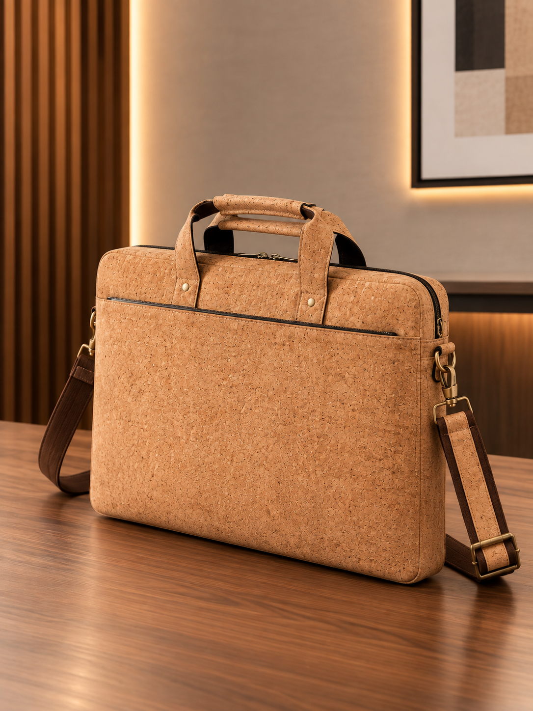 Cork Laptop Bag Elegante - Image 2