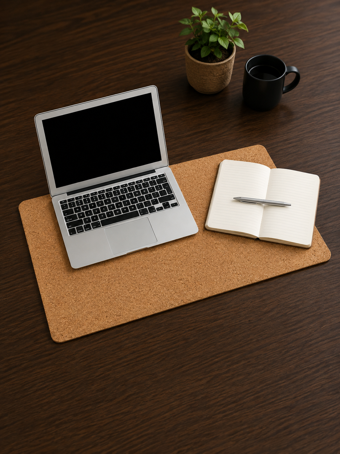 Cork Rubberized Desktop Mat - Image 2