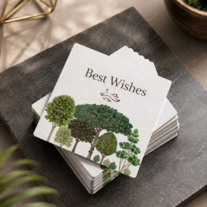 Seeded gift tag- best wishes (pack of 10)