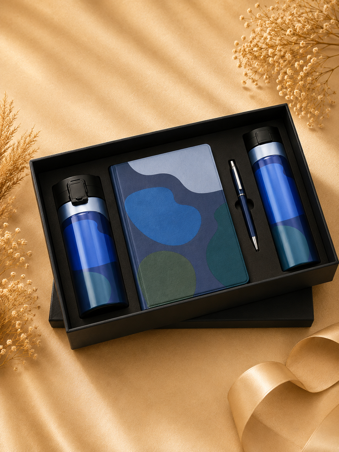 Blue Abstract Trio Kit
