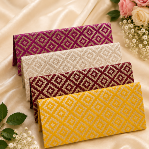 Handcrafted Geometric Textured Paper Envelopes