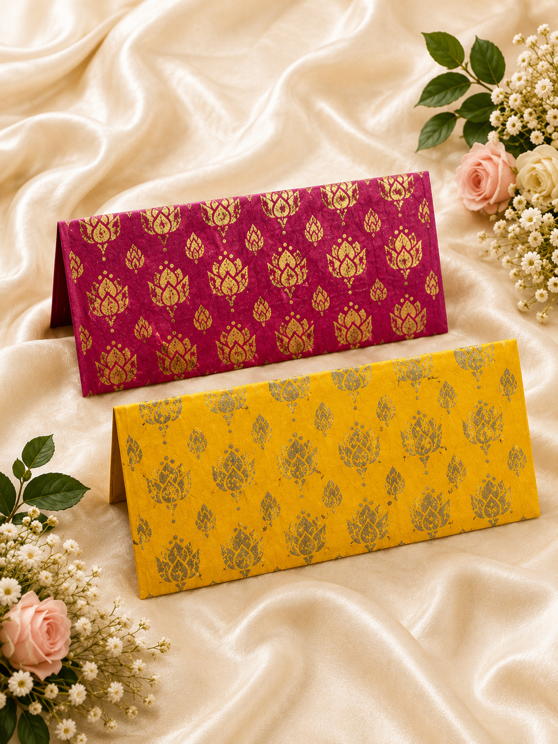 Royal Lotus Traditional Handmade Paper Envelopes