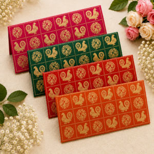 Royal Peacock Traditional Handmade Paper Envelopes