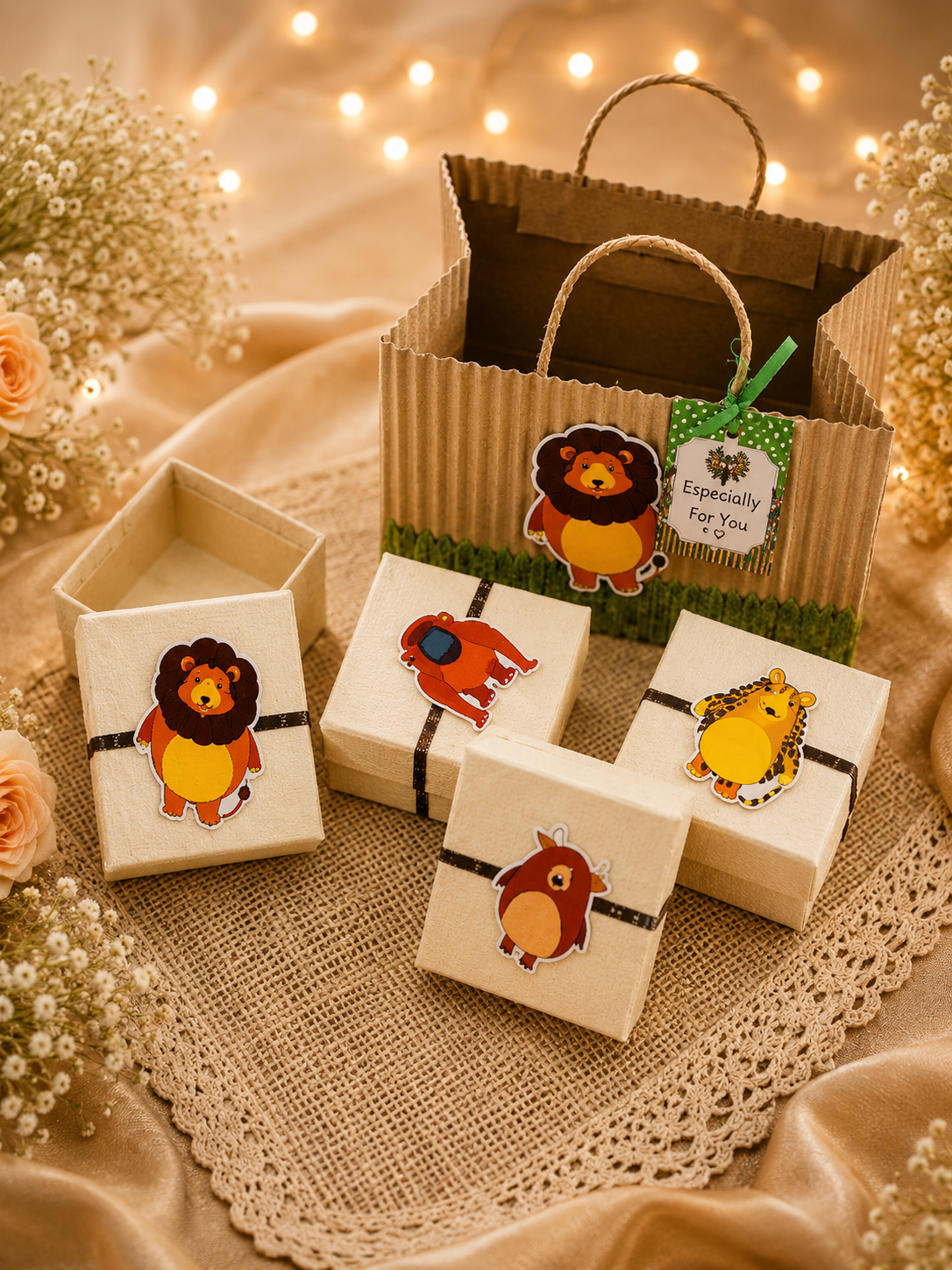 Safari Baby Shower Favor Set