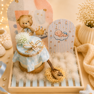 Teddy Bear Nest Favor Set