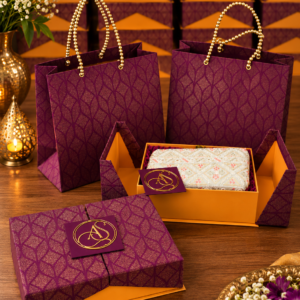 Premium Festive Gift Box & Bag Set