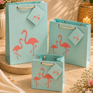 Flamingo Design Gift Bags