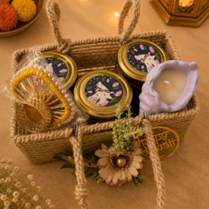 Festive Woven Diwali Gift Basket