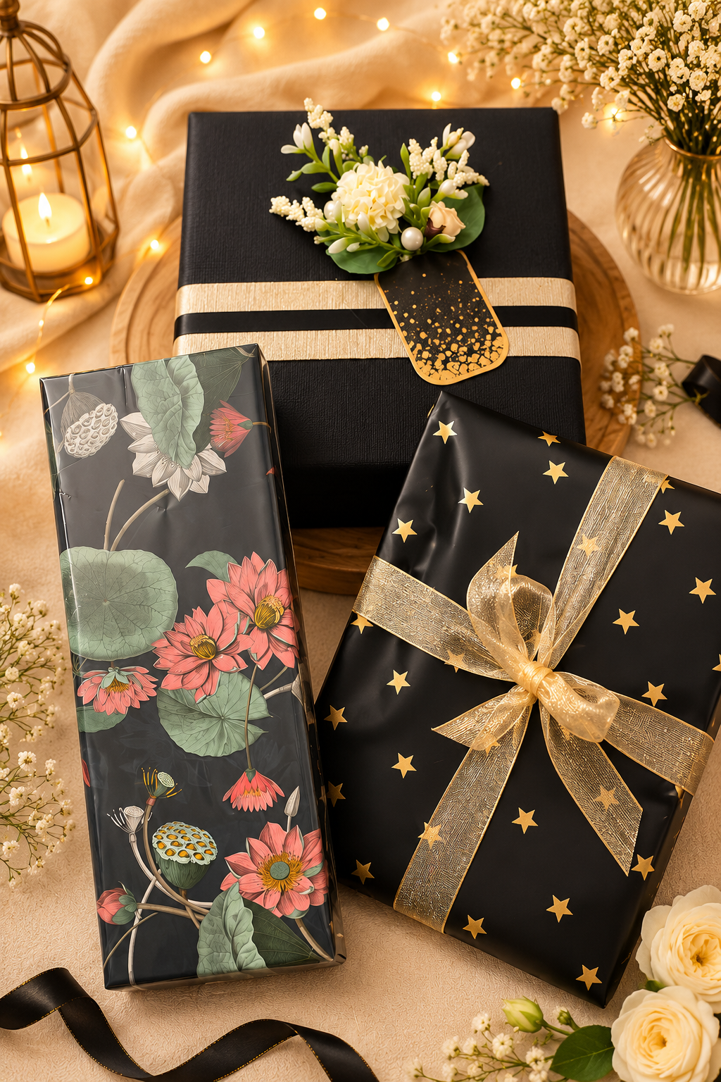 Black & Gold Signature Luxury Gift Box