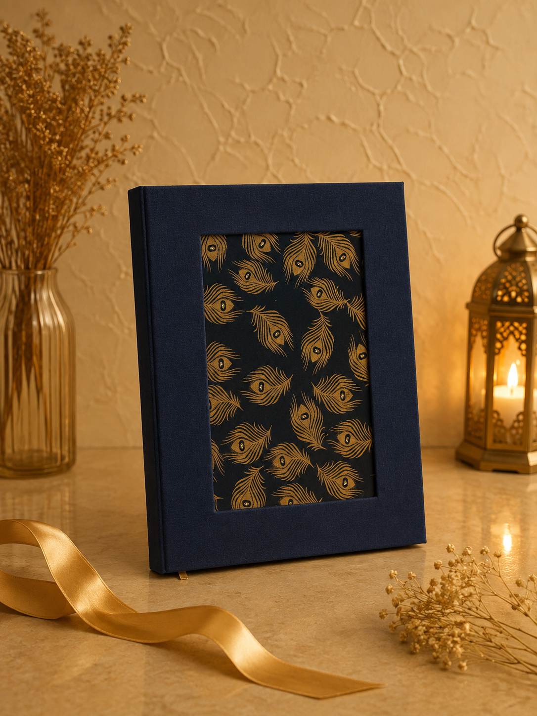 Royal Peacock Feather Premium Diary