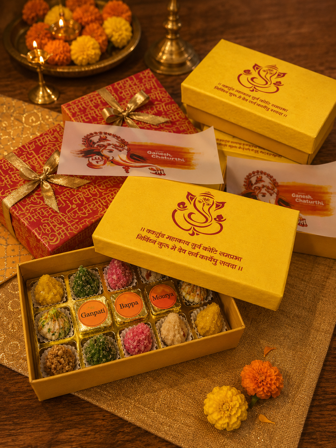 Ganpati Blessings Premium Modak Gift Box