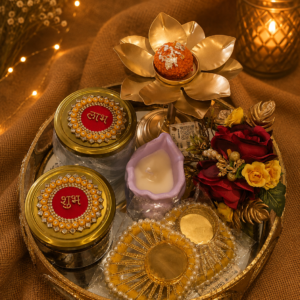 Royal Diwali Traditional Luxury Gift Hamper Tray