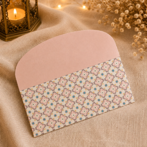 Blush Floral Handmade Gift Envelope