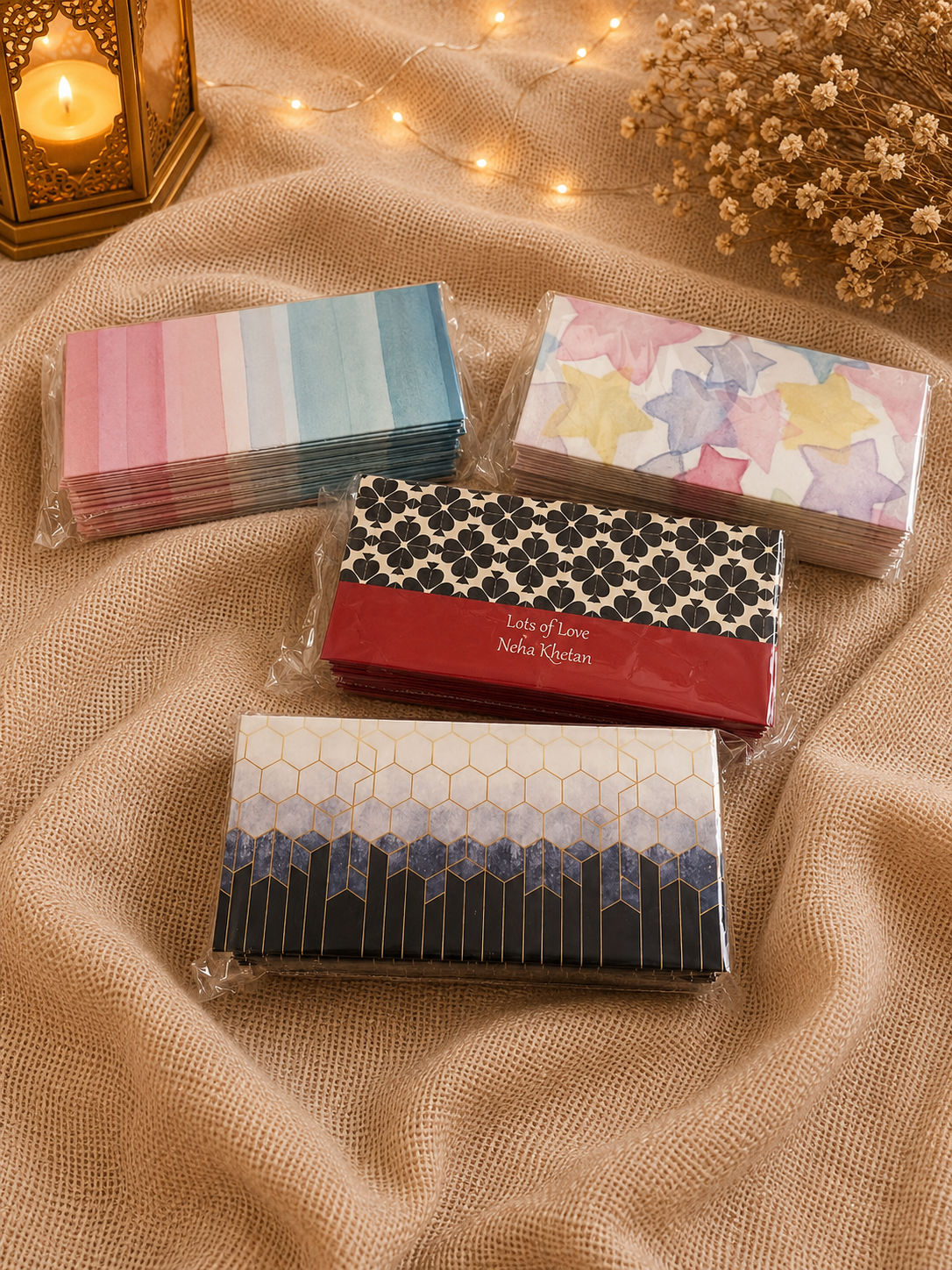 Assorted Handmade Decorative Envelope Collection