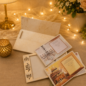 Elegant Heritage Luxury Wedding Invitation Box