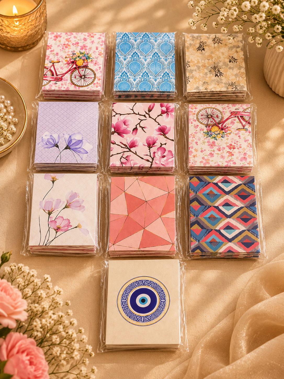 Floral & Patterned Pocket Envelope Se